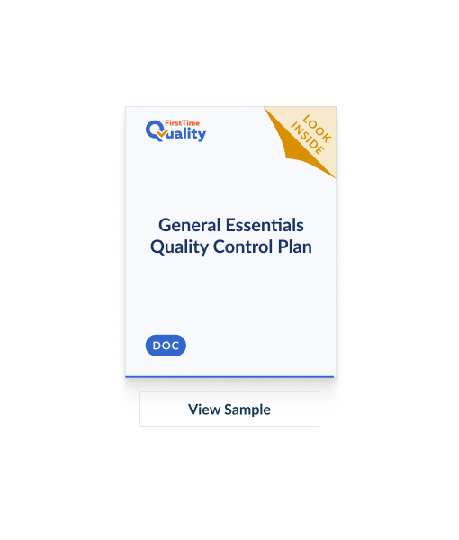 general-essentials-qc-plan