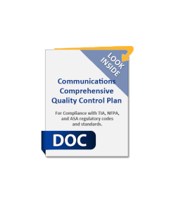 Communications Comprehensive Quality Plan & Manual