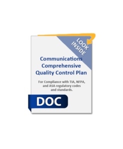 Communications Comprehensive Quality Plan & Manual