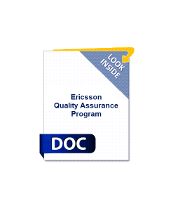 Ericsson ISO 9001:2015 Quality Assurance Program