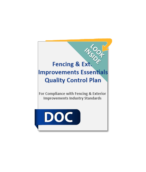988_Fencing-&-Exterior-Improvements_Essentials_Quality_Control_Plan_Product_Image