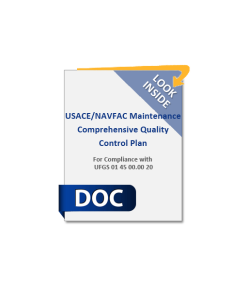 USACE Maintenance Comprehensive Quality Plan & Manual