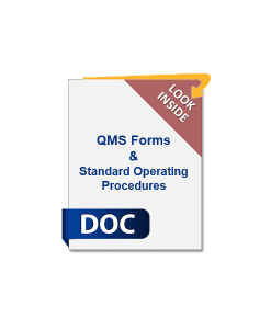 Standard Operating Procedures and QMS Forms