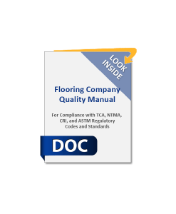 Flooring Company Quality Manual