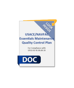 USACE/NAVFAC Maintenance Quality Control Plan