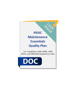 HVAC Maintenance Essentials Quality Plan
