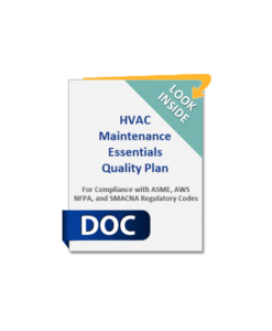 HVAC Maintenance Essentials Quality Plan