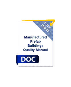 Manufactured/Prefabricated Buildings Quality Manual