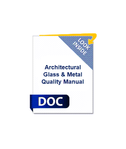 Architectural Glass & Metal Company Quality Manual