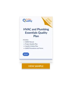 HVAC and Plumbing Essentials Quality Plan