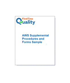 AWS B5.17 Welding Procedures and Forms Pkg.