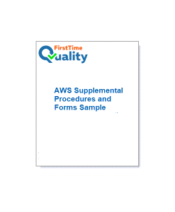 AWS B5.17 Welding Procedures and Forms Pkg.